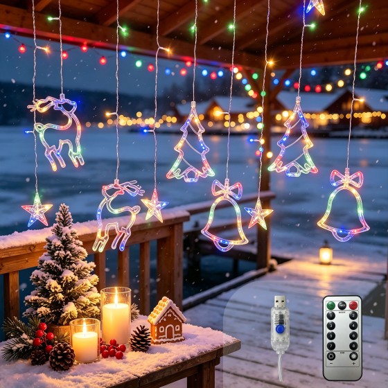 G-C5V120P3.5MDDC-020Reindeer String Lights Wholesale/ colorful string lights wholesale/ LED string lights wholesale/ festival string lights wholesale/ Christmas string lights wholesale/ LED string lights wholesale/LED string lights factory direct supp