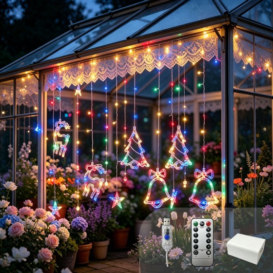 G-C5V120P3.5MDDC-005Reindeer String Lights Wholesale/ colorful string lights wholesale/ LED string lights wholesale/ festival string lights wholesale/ Christmas string lights wholesale/ LED string lights wholesale/LED string lights factory direct supp