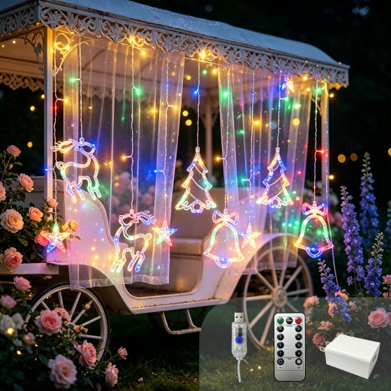 G-C5V120P3.5MDDC-006Reindeer String Lights Wholesale/ colorful string lights wholesale/ LED string lights wholesale/ festival string lights wholesale/ Christmas string lights wholesale/ LED string lights wholesale/LED string lights factory direct supp