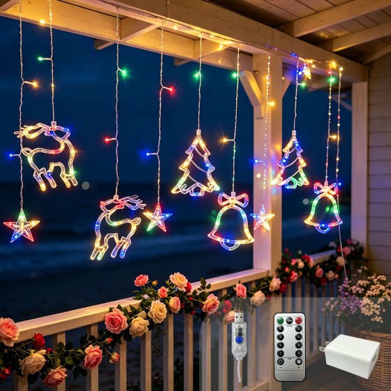 G-C5V120P3.5MDDC-008Reindeer String Lights Wholesale/ colorful string lights wholesale/ LED string lights wholesale/ festival string lights wholesale/ Christmas string lights wholesale/ LED string lights wholesale/LED string lights factory direct supp