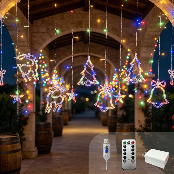 G-C5V120P3.5MDDC-009Reindeer String Lights Wholesale/ colorful string lights wholesale/ LED string lights wholesale/ festival string lights wholesale/ Christmas string lights wholesale/ LED string lights wholesale/LED string lights factory direct supp