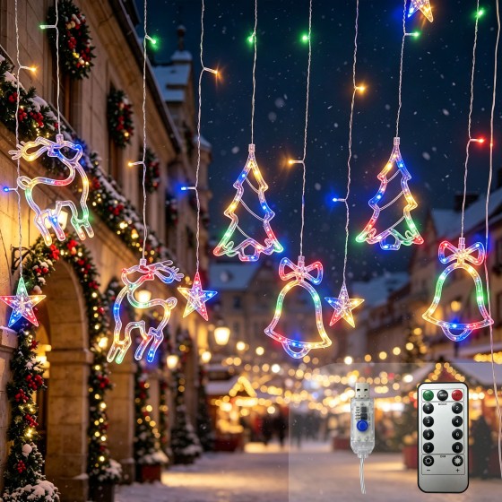 G-C5V120P3.5MDDC-017Reindeer String Lights Wholesale/ colorful string lights wholesale/ LED string lights wholesale/ festival string lights wholesale/ Christmas string lights wholesale/ LED string lights wholesale/LED string lights factory direct supp