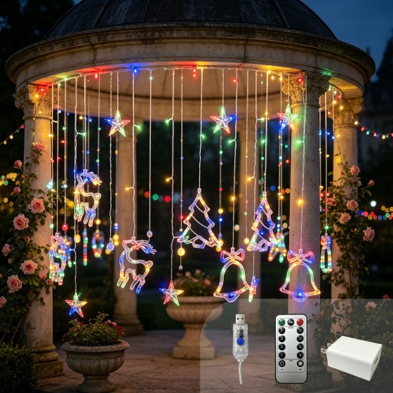 G-C5V120P3.5MDDC-010Reindeer String Lights Wholesale/ colorful string lights wholesale/ LED string lights wholesale/ festival string lights wholesale/ Christmas string lights wholesale/ LED string lights wholesale/LED string lights factory direct supp