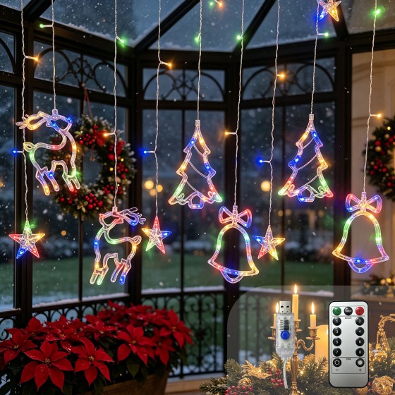 G-C5V120P3.5MDDC-018Reindeer String Lights Wholesale/ colorful string lights wholesale/ LED string lights wholesale/ festival string lights wholesale/ Christmas string lights wholesale/ LED string lights wholesale/LED string lights factory direct supp