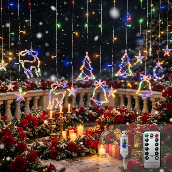 G-C5V120P3.5MDDC-013Reindeer String Lights Wholesale/ colorful string lights wholesale/ LED string lights wholesale/ festival string lights wholesale/ Christmas string lights wholesale/ LED string lights wholesale/LED string lights factory direct supp