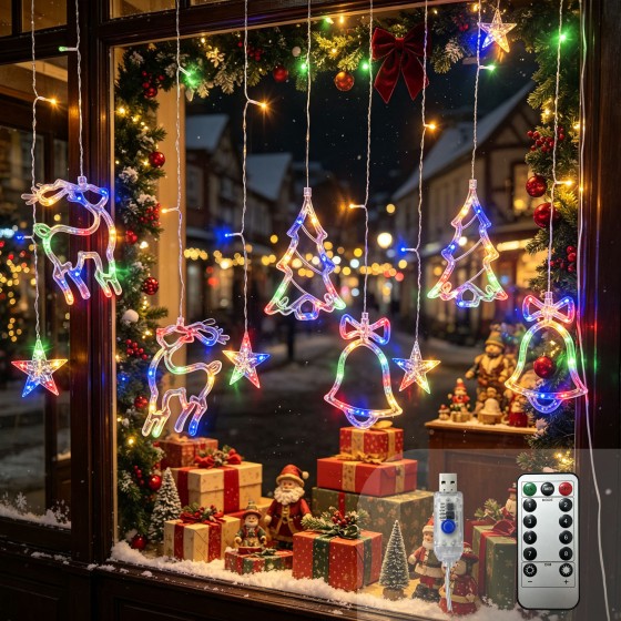 G-C5V120P3.5MDDC-012Reindeer String Lights Wholesale/ colorful string lights wholesale/ LED string lights wholesale/ festival string lights wholesale/ Christmas string lights wholesale/ LED string lights wholesale/LED string lights factory direct supp
