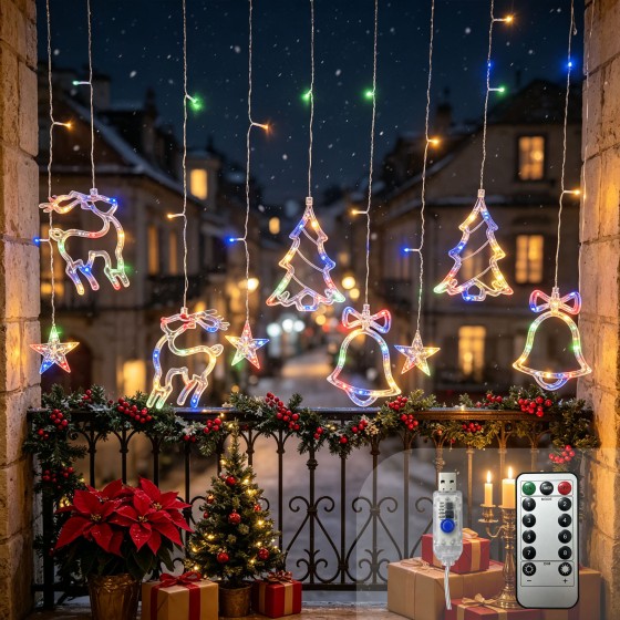 G-C5V120P3.5MDDC-011Reindeer String Lights Wholesale/ colorful string lights wholesale/ LED string lights wholesale/ festival string lights wholesale/ Christmas string lights wholesale/ LED string lights wholesale/LED string lights factory direct supp