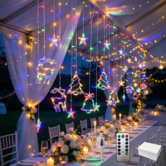 G-C5V120P3.5MDDC-024Reindeer String Lights Wholesale/ colorful string lights wholesale/ LED string lights wholesale/ festival string lights wholesale/ Christmas string lights wholesale/ LED string lights wholesale/LED string lights factory direct supp