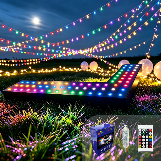 G-C5V12MM15A-028LED String Lights Wholesale / LED Marquee String Lights Wholesale / RGB Colorful Bubble Letter Lights Wholesale / LED Illuminated Letter Lights Wholesale / LED String Lights Source Factory / LED String Lights Wholesale