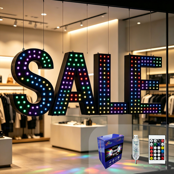 G-C5V12MM15A-021LED String Lights Wholesale / LED Marquee String Lights Wholesale / RGB Colorful Bubble Letter Lights Wholesale / LED Illuminated Letter Lights Wholesale / LED String Lights Source Factory / LED String Lights Wholesale