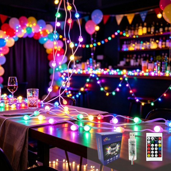 G-C5V12MM15A-002Colorful string lights wholesale/ LED string lights wholesale/ curtain string lights wholesale/ festival string lights wholesale/Christmas string lights wholesale/ LED string lights wholesale/LED string lights factory direct supply
