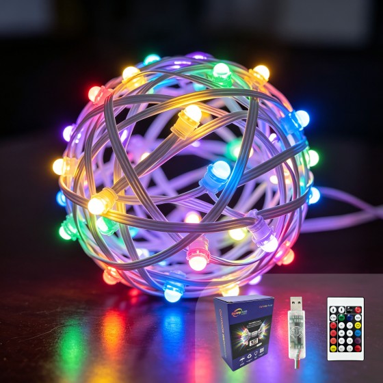 G-C5V12MM15A-003Colorful string lights wholesale/ LED string lights wholesale/ curtain string lights wholesale/ festival string lights wholesale/Christmas string lights wholesale/ LED string lights wholesale/LED string lights factory direct supply