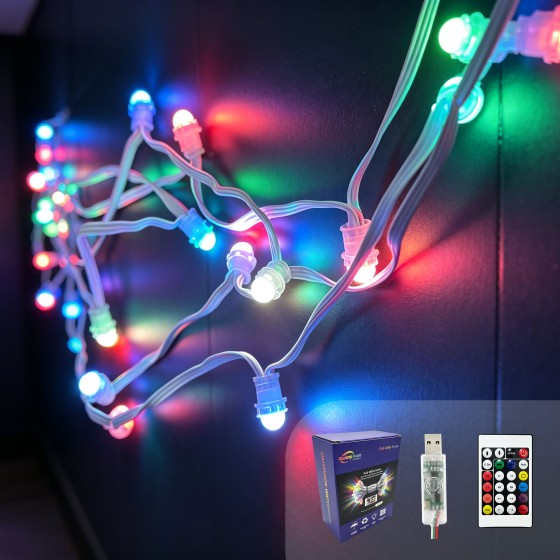 G-C5V12MM15A-009Colorful string lights wholesale/ LED string lights wholesale/ curtain string lights wholesale/ festival string lights wholesale/Christmas string lights wholesale/ LED string lights wholesale/LED string lights factory direct supply