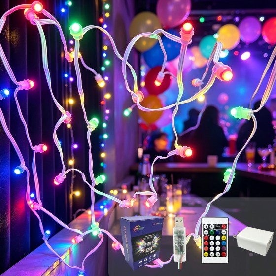 G-C5V12MM15A-015 Colorful string lights wholesale/ LED string lights wholesale/ curtain string lights wholesale/ festival string lights wholesale/Christmas string lights wholesale/ LED string lights wholesale/LED string lights factory direct supply