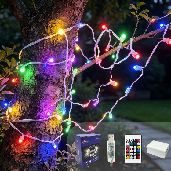 G-C5V12MM15A-016Colorful string lights wholesale/ LED string lights wholesale/ curtain string lights wholesale/ festival string lights wholesale/Christmas string lights wholesale/ LED string lights wholesale/LED string lights factory direct supply