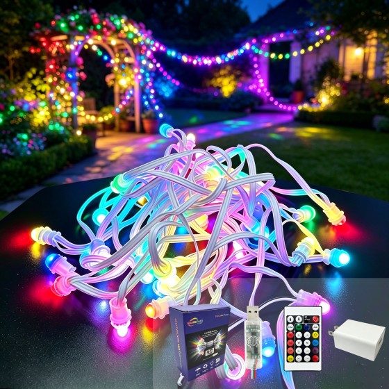 G-C5V12MM15A-018Colorful string lights wholesale/ LED string lights wholesale/ curtain string lights wholesale/ festival string lights wholesale/Christmas string lights wholesale/ LED string lights wholesale/LED string lights factory direct supply