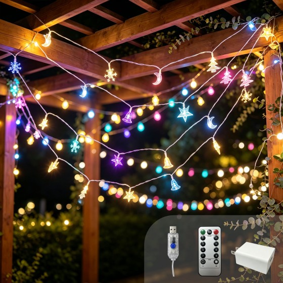 G-C110V40P15C6MS-C002Wholesale Snowflake String Lights/ colorful string lights wholesale/ LED string lights wholesale/ festival string lights wholesale/ Christmas string lights wholesale/ LED string lights wholesale/LED string lights factory direct supp